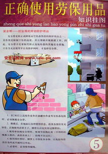 正確使用勞保用品知識掛圖與勞動保護指南